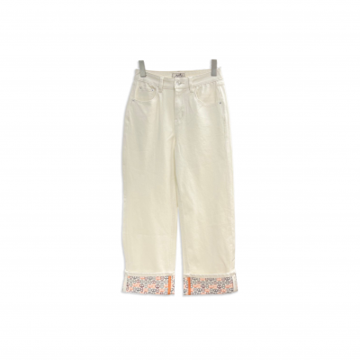 HERMES PRINTED ROLLED-UP JEANS HERMES PRINTED ROLLED-UP JEANS